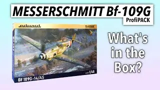 EDUARD MESSERSCHMITT Bf-109G PROFI PACK 1/48 - what's in the box?