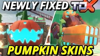 ALL TDX HALLOWEEN Event Skins NEWLY FIXED! Pumpkin XWM Turret, Juggernaut, Halloween Update, Roblox