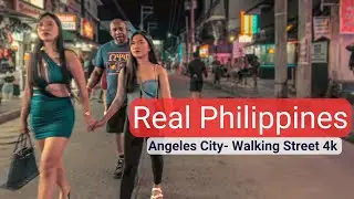 Angeles City Philippines 4K60P DJI Osmo Pocket 3 low light dlogm Walking Street Vlog