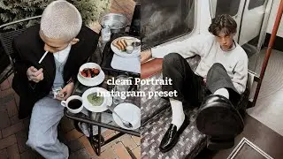 how edit like Clean Portrait preset | Instagram feed | lightroom presets FREE download