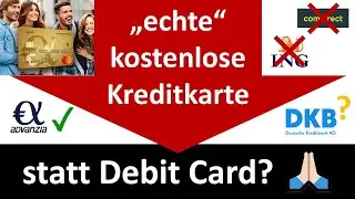 Echte (kostenlose) Kreditkarte als Alternative?