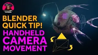 Blender QUICK TIP Tutorial | HANDHELD CAMERA | LeeDanielsART