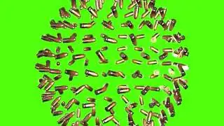 bullet blasting green screen animation effects gun bullets