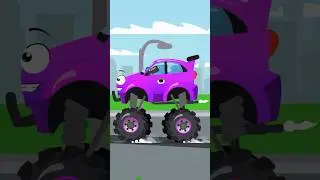 Monster Truck and Yellow Truck Cool Party #carsforkids #длядетей #мультикидлядетей #мультфильмы #car