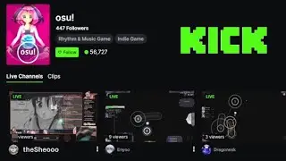 I became #1 osu! KICK streamer