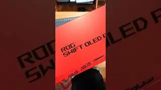 ASUS ROG Swift OLED PG32UCDM Gaming & Editing Monitor ASMR Unboxing