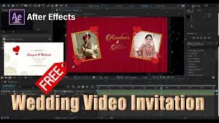 Wedding Video Invitation /adobe after effects Project / Free Template