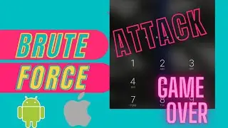 Brute Force Attack [Android] | Crack Mobile Password Using Brute Force Attacks Tools  | Cilocks🔥🔥