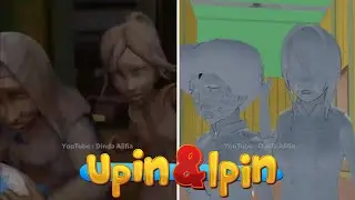 Tiru Aksi Upin Ipin Pin Pin Pom | Kak Ros & Opah Jadi Batu