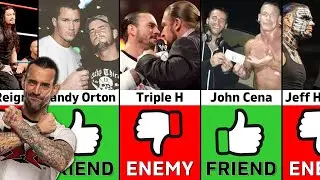 Real Life Enemy & Friend of CM Punk in WWE