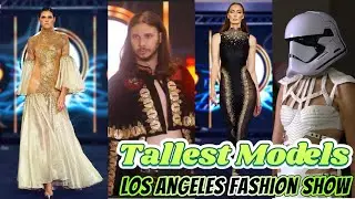 Tallest Models in the World (crowd reaction) | Ekaterina Lisina