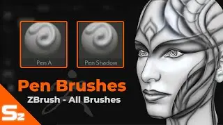 Pen Brushes: ZBrush All Brushes