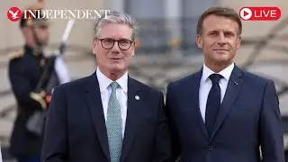 Live: Keir Starmer meets Emmanuel Macron in Paris as he looks to 'reset' UK relationship with EU