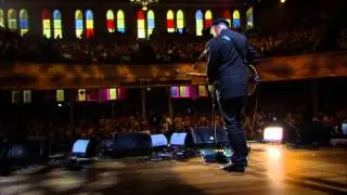 Richard Thompson performs 1952 Vincent Black Lightning at the 2012 Americana Music Awards