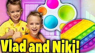 Vlad and Niki PLAY with Pop It and Simple Dimple. Vlad and Niki Pop It Funny Game Simple Dimple