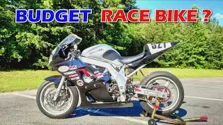 Suzuki SV650 Track Bike Walkaround and Start Up | BUDGET Race Bike