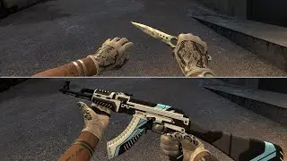 CS:GO White Inventory for CS:S Android/PC [Snow Leopard Gloves]