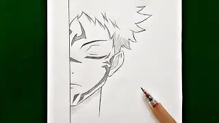 How to Draw Itadori | Itadori Yuji step by step | easy anime drawing