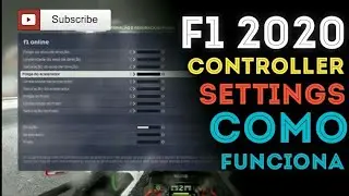 F1 2020 DICAS COMO CONFIGURAR CONTROLE CALIBRAGEM PAD SETTINGS