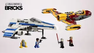 Lego Star Wars 75364 New Republic E-Wing vs. Shin Hati’s Starfighter Speed Build