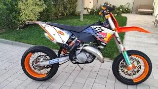 KTM EXC 125 SUPERMOTO #shorts