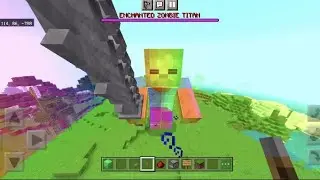 Secret Zombie Titan in Minecraft.