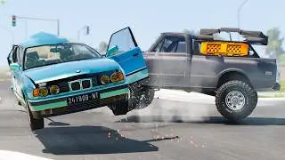 Will these Cars still Drive after Crashing? #172 - BeamNG Drive | CRASHdriven