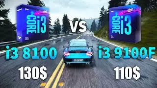 Core i3 9100F vs Core i3 8100 Test in 9 Games