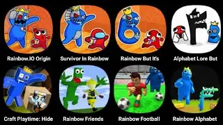 Rainbow.io Origin Story, Survivor In Rainbow Monster, Rainbow But Its Alphabet Lore, Rainbow Friend