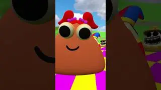 CHOOSE YOUR FAVORITE CHARACTER THE POU BOU'S REVENGE FAMILY in Garry's Mod | CATNAP AND POMNI POU