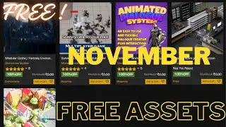 Unreal Engine November 2023 Free Assets | FREE !