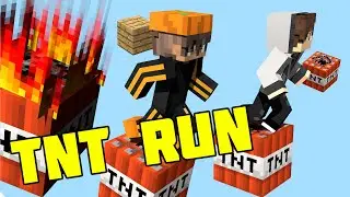 TNT RUN ВЫИГРАЛ КАТКУ В TNT RUN (ТНТ РАН) тесла крафт сервер с пиратским тнт раном