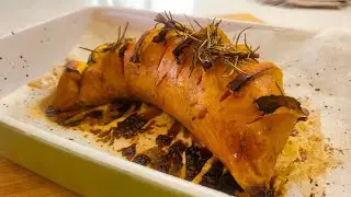 Sweet Potato Roast with a twist - This is such a great way to serve it!