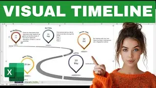 Create a Visually Appealing TIMELINE in EXCEL (Easily!)