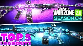 TOP 5 *META* ASSAULT RIFLE LOADOUTS in WARZONE 2 SEASON 4! 👑 (Warzone Best Loadouts) - MW2