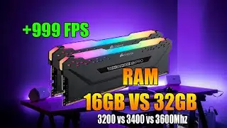 16 VS 32 GB de MEMORIA RAM para JUGAR | 2024