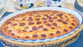 🍒Наливной пирог с вишней, очень вкусный рецепт творожного теста!