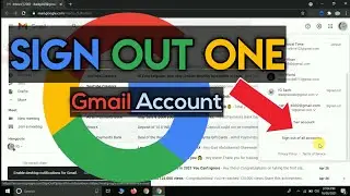 sign out just one account gmail | how to logout one one gmail account