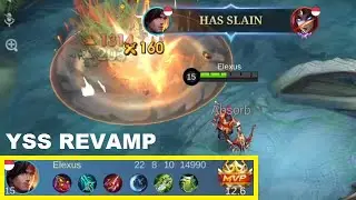 New Yi Sun-shin Revamp Gameplay No More Ship, Easy Heal & Meteor (Ultimate Rework) Revamped YSS MLBB