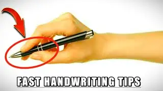 How to Hold a Pen/Pencil Correctly For Fast Writing & Good #Handwriting🔥| How to Write Fast in Exams