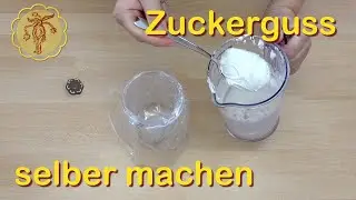 Zuckerguss selber machen - zum Lebkuchen kleben und verzieren (Eiweißspritzglasur, Royal Icing)