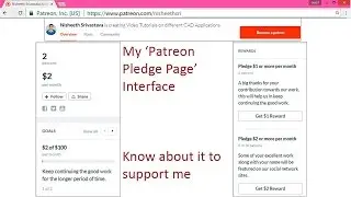 🎀  My ‘Patreon Pledge Page’ Interface || Know about it to support me 🎀