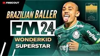 The Next Brazilian BALLER Is A BEAST In FM24 | Football Manager 2024 Wonderkids to Superstar