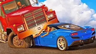 Supercar and High Speed Crashes #01 [BeamNG.Drive]