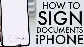 How To Sign Documents On ANY iPhone! (2021)