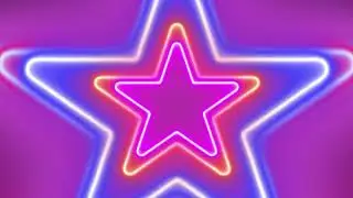 Neon Background Stars Effect FULL HD || Green Screen