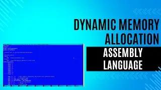 How to dynamically allocate memory in assembly language on Linux