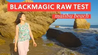 Blackmagic Pocket Cinema Camera 4K Test Footage (Malibu Beach) | BAO After Work