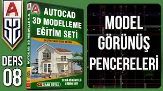 08 Görünüş Pencereleri (Model Viewports) | Autocad 3D Bina Çizim Eğitim Seti Dersleri