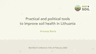 Practical and political tools to improve soil health in Lithuania